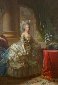 Portret van koningin Marie Antoinette van Frankrijk 1755-1793, c. 1785