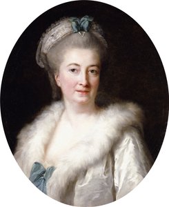 Portret van de moeder van de kunstenaar, Madame le Sevre door Elisabeth Louise Vigee Lebrun