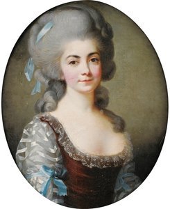 Portret van de operazangeres Antoinette Saint-Huberty 1756-1812, ca. 1780