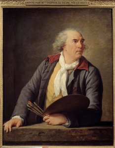 Portret van de schilder Hubert Robert (1733-1808) door Elisabeth Louise Vigee Lebrun