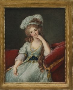 Portret van Louise Marie Adelaide de Bourbon-Ponthievre, Hertogin van Orléans door Elisabeth Louise after Vigee Lebrun