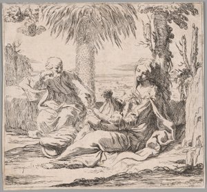 De rest op de vlucht naar Egypte