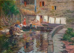 Wasvrouwen, Pontevedra, c1904