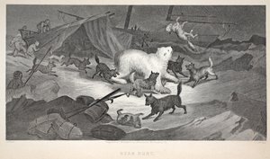 Berenjacht, illustratie uit 