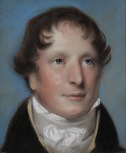Edward Pretty, eerste conservator van het Maidstone Museum door Eliza Anne Drummond