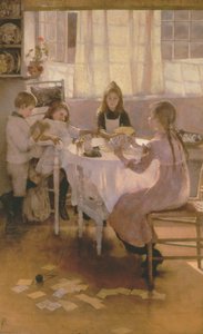 Een Spelletje Oude Vrouw door Elizabeth Adela Stanhope Forbes