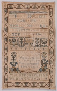 Merklap door Elizabeth Ann Herpin Andrew