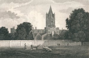 Christ Church Cathedral, Oxford, 1811 door Elizabeth Byrne