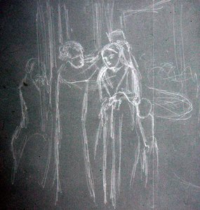 Bij de modiste door Elizabeth Eleanor Siddal