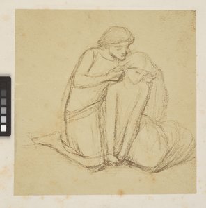 Ontwerpen en schetsen door Elizabeth Eleanor (1834-62) Siddal