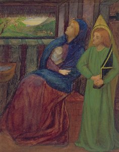 Heilige Familie, c.1856 door Elizabeth Eleanor Siddal