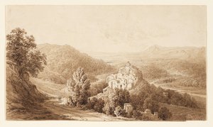Papignia, nabij Terni door Elizabeth Frances Batty