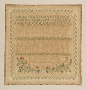 Sampler door Elizabeth Jane Alden