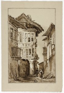 Rustieke Straatscène