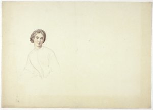 Studie voor vrouwelijk portret