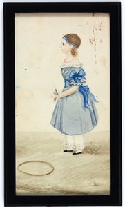 Elizabeth Sophia Hawkins-Whitshed, later mevrouw Arthur Cavendish Bentinck door Elizabeth Sophia Hawkins Whitshed