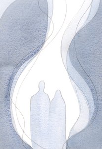 Terwijl ik bad, in gemeenschap met Christus en Zijn Moeder, was mijn kleine vlam van gebed deel van de grote vlam, opstijgend door Elizabeth Wang