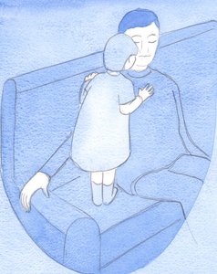 Zoals een aardse vader zijn kleine kind optilt voor een openhartig gesprek en tedere omhelzingen, zo verheugt God zich in ons in het gebed van contemplatie door Elizabeth Wang