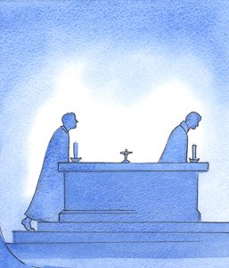 Naarmate de jaren verstrijken, verlaat de ene priester het altaar en volgt een andere in zijn voetsporen om het Heilig Offer aan te bieden