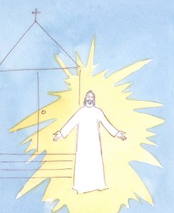Als we de kerk binnenkomen, begroet Christus ons vanuit het tabernakel. Hij verheugt zich vooral wanneer we zijn moeder liefhebben en eren op haar feestdagen