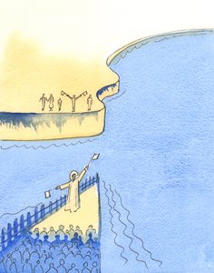 Terwijl we naar de Hemel reizen, is Christus als een seinman op wie we vertrouwen om onze berichten te sturen naar degenen die ons op onze bestemming wachten door Elizabeth Wang