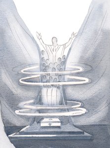 Tijdens de mis bindt de Heilige Geest ons samen met Christus als koren gebonden in een enkele schoof door Elizabeth Wang