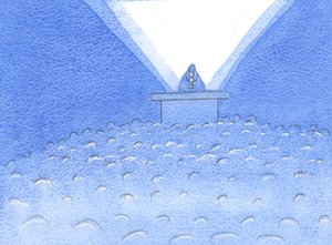 Het hart van onze viering is het aanbieden van het Heilig Offer, waardoor Christus voor ons pleit en verzoent door Elizabeth Wang