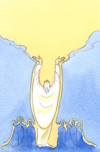 Omdat Jezus Christus God is en mens, en aanwezig onder ons tijdens de mis.