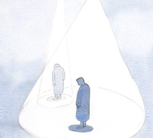 Door onze kleinste daad van berouw en nederigheid vergroot God ons begrip, als een groeiende cirkel van licht door Elizabeth Wang