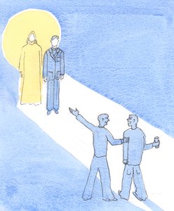 Christus rekent het als aan zichzelf gedaan, het goede of kwade dat we anderen aandoen