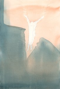 Christus springt liefdevol in de angstaanjagende donkere diepten van onze harten door Elizabeth Wang