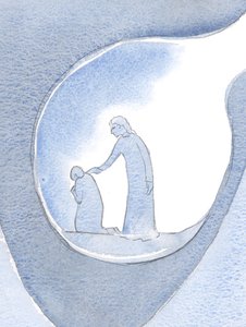 Christus mijn Heer wachtte geduldig tot de pijn afnam door Elizabeth Wang