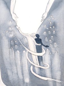 Christus stelde me gerust, en omhulde mijn ziel in liefde, en leidde me naar het licht