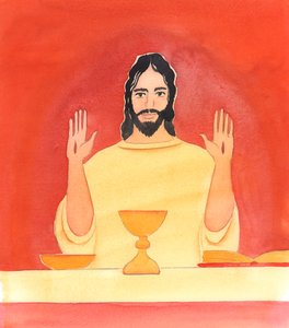 Christus toonde mij zijn eenmalige offer, toen hij aan een kruis werd genageld en stierf, vanwege de zonde