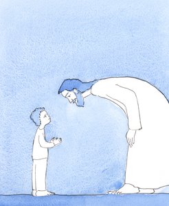 Christus liet me zien dat wanneer Hij naar me kijkt als ik lijd, het is alsof Hij met liefde naar een klein kind kijkt; en Zijn enige verlangen is om me te helpen en me innerlijke vrede, troost en vreugde te geven door Elizabeth Wang