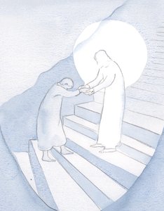 Elk klein zelfverzekerd gebed stelt Christus in staat ons verder de Heilige Berg op te leiden. Maar Hij trekt ons niet zonder onze toestemming. door Elizabeth Wang