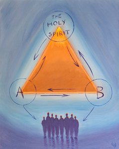 Gods innerlijke leven van zelfgave wordt weerspiegeld door degenen die van Hem houden, en die zelf in liefde naar anderen reiken