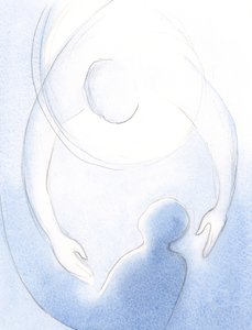 Hoe groot is de liefde van de Vader voor de berouwvolle ziel, als God de ziel omarmt in één snelle, tedere beweging van vergeving