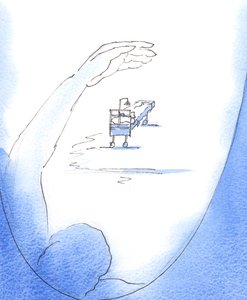 "Ik houd je vast in Mijn liefde". God de Vader liet me zien dat waar ik ook ben - zelfs in het ziekenhuis - ik in Zijn zorg ben