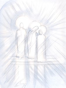 Ik zag Jezus duidelijk, Zijn Heilige Moeder aan Zijn zijde, en Sint Jozef naast Haar. Christus geeft hen aan ons als helpers en voorbeelden