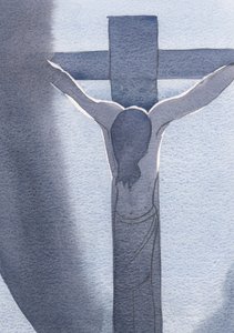 Ik zag Jezus, gekruisigd en bebloed, hoofd gebogen in pijn. Dit is waar liefde Hem bracht