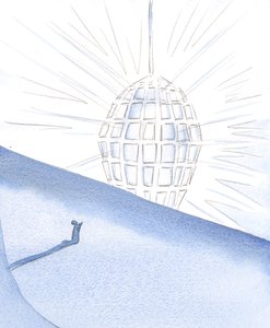 Ik zag een grote diamant, die Wijsheid vertegenwoordigt. Verschillende 