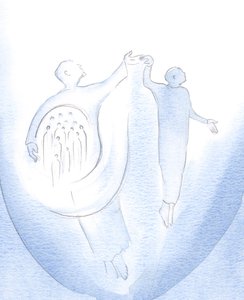 Ik zag dat iedereen in mijn hart wordt meegenomen in het gebed dat ik met Christus maak door Elizabeth Wang