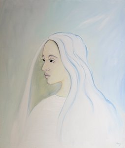 In de hemel deelt de Maagd Maria de zorg van haar zoon voor alles wat er op aarde gebeurt