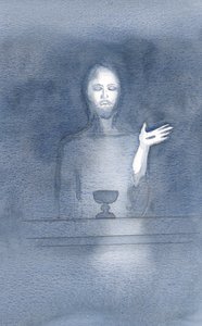 In Zijn barmhartigheid komt Christus dagelijks naar ons altaar, terwijl we Hem verwelkomen, in de duisternis van het geloof