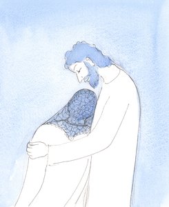 In de Heilige Communie kan Christus ons dicht naar zich toe trekken zodat we ons hoofd op Zijn borst kunnen laten rusten, zoals St. Johannes