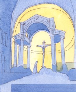 In Westminster Cathedral, en in elke katholieke kerk, wordt het Offer van Calvarie herhaald voor onze redding tijdens de Mis