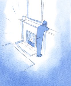 In God kunnen we een liefdevol thuis of een haard vinden, met licht en warmte. 