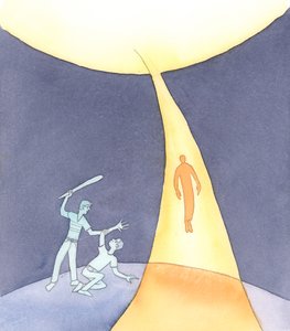 Het is de Heilige Geest, de Geest van Liefde, die zielen naar de hemel draagt wanneer we sterven