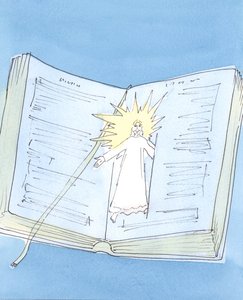 Jezus Christus wordt aan ons geopenbaard door zijn heilig Woord, telkens wanneer we de Schrift lezen of horen verkondigen tijdens de Mis. Door Hem leren we de Vader kennen door Elizabeth Wang